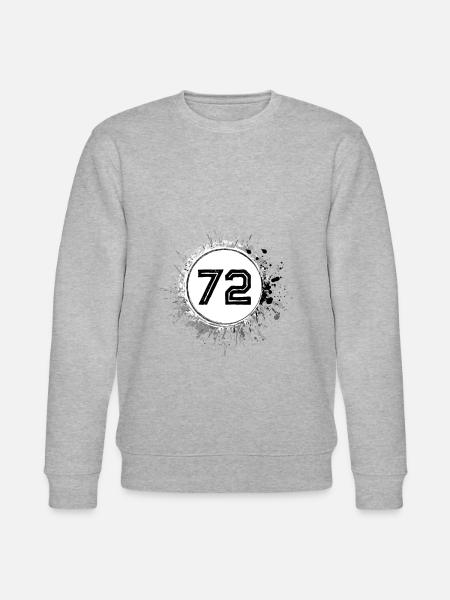 72 Number of blobs - Stanley/Stella CHANGER Unisex Organic Sweatshirt - heather grey