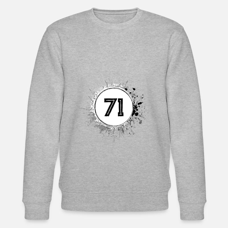 71 Nombre d’objets blob - Sweat bio CHANGER Stanley/Stella Unisexe - gris chiné