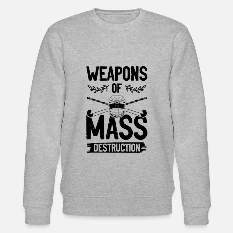 feldhockey waffe - Stanley/Stella Unisex Bio-Sweatshirt CHANGER  - Grau meliert