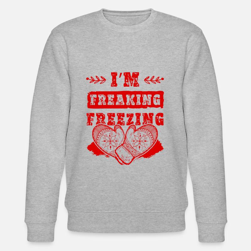 Freezing Winter - Stanley/Stella Unisex Bio-Sweatshirt CHANGER  - Grau meliert