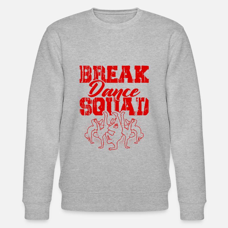breakdance Squad - Stanley/Stella Unisex Bio-Sweatshirt CHANGER  - Grau meliert
