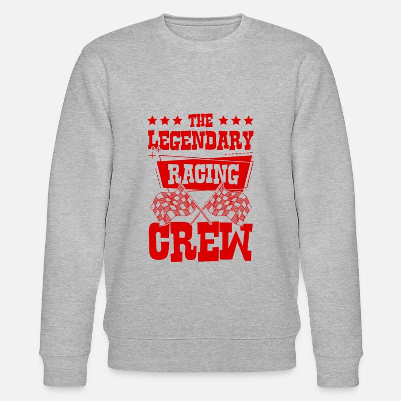 Racing Crew - Stanley/Stella Unisex Bio-Sweatshirt CHANGER  - Grau meliert
