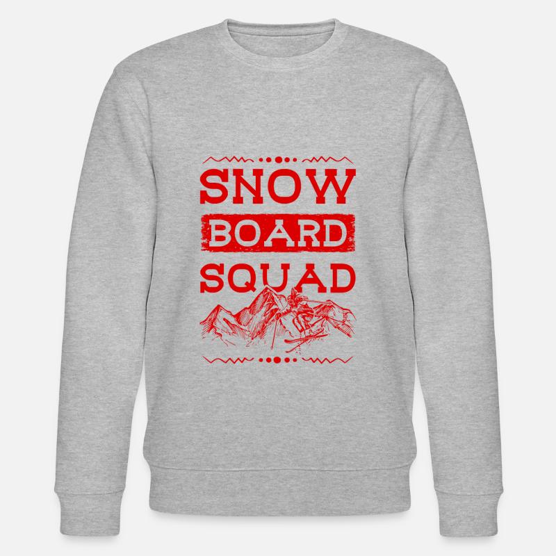 Équipe de snowboard - Sweat bio CHANGER Stanley/Stella Unisexe - gris chiné