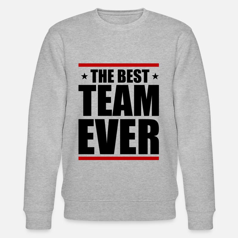 Beste Team Ever - Stanley/Stella Unisex Bio-Sweatshirt CHANGER  - Grau meliert