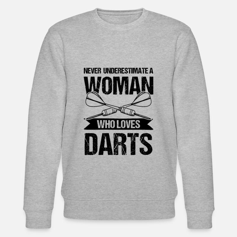 frau dart liebe - Stanley/Stella Unisex Bio-Sweatshirt CHANGER  - Grau meliert