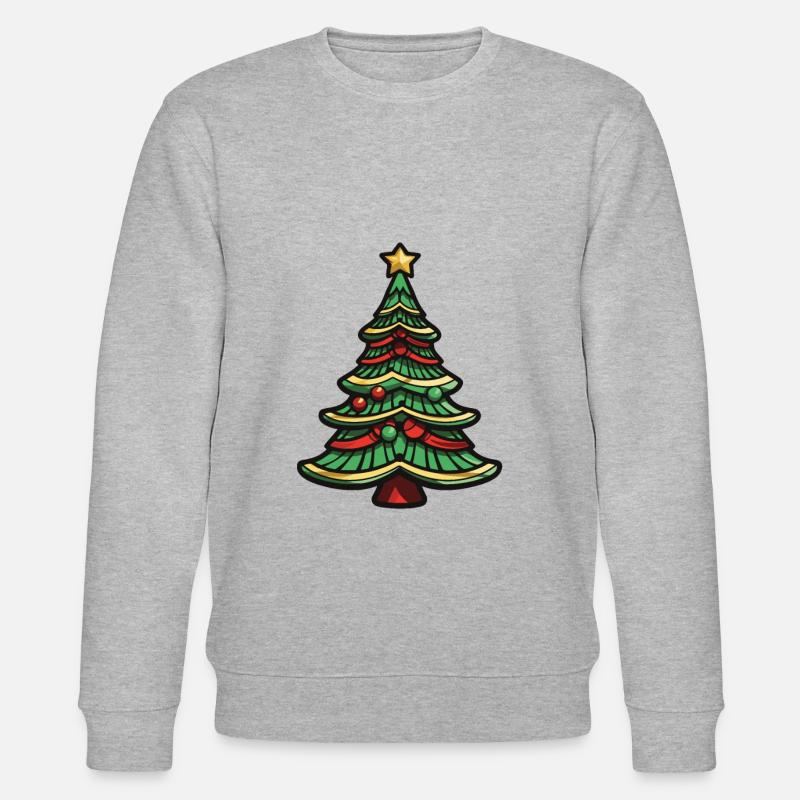 Arbre de Noël Noël - Sweat bio CHANGER Stanley/Stella Unisexe - gris chiné