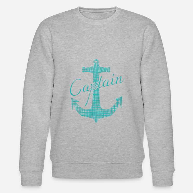 Captain - Stanley/Stella Unisex Bio-Sweatshirt CHANGER  - Grau meliert