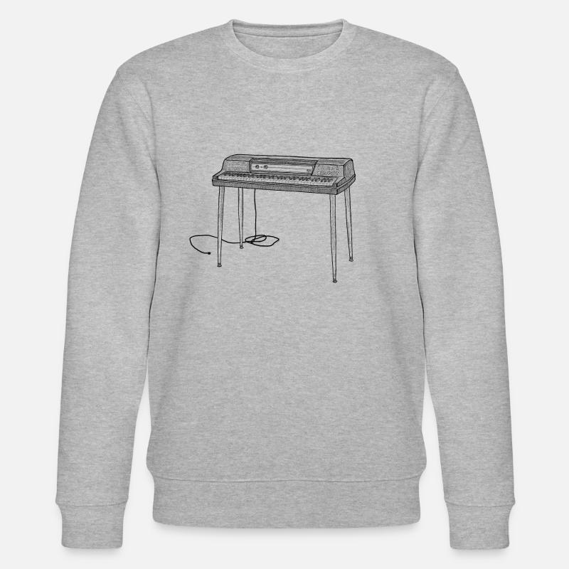 Retro Keys - Stanley/Stella Unisex Bio-Sweatshirt CHANGER  - Grau meliert