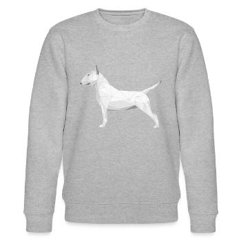 Bull terrier - Sweat bio CHANGER Stanley/Stella Unisexe - gris chiné - Devant - Nik (191cm) & Marisol (170cm)