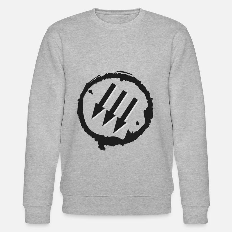 flèches d'antifa - Sweat bio CHANGER Stanley/Stella Unisexe - gris chiné