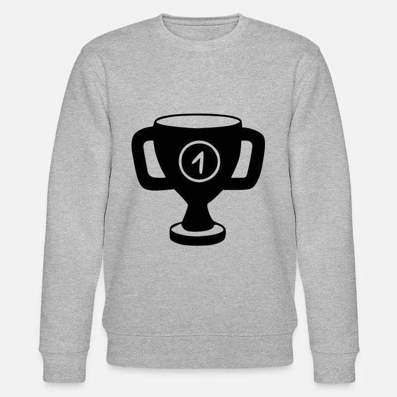 Coupe Dessin Gagner Croquis Noir - Sweat bio CHANGER Stanley/Stella Unisexe - gris chiné