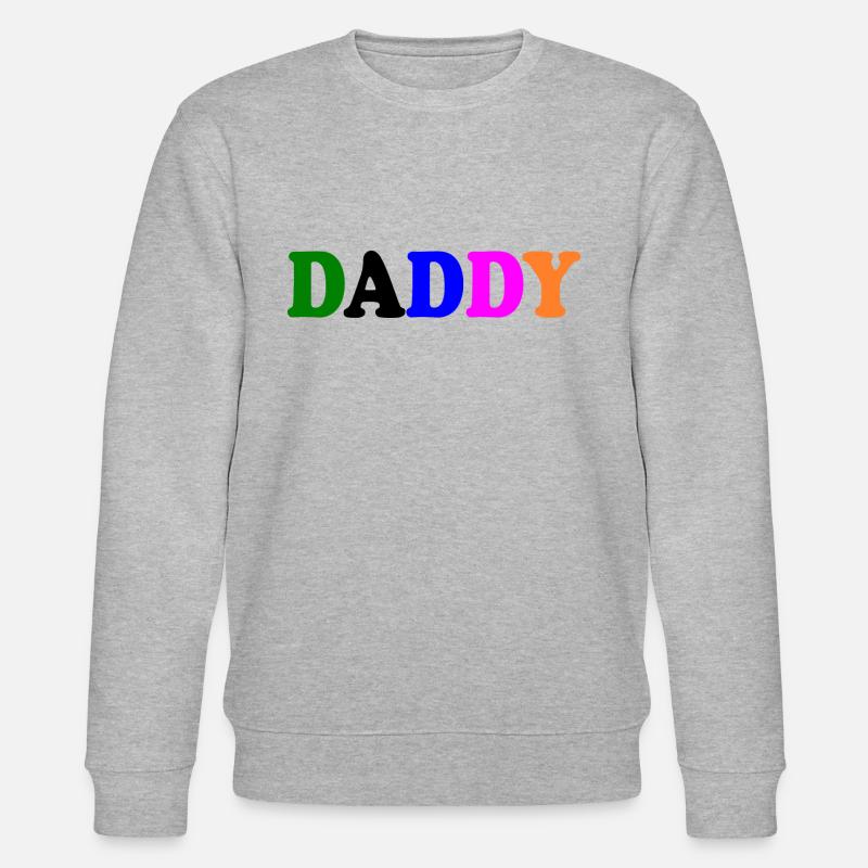 Daddy - Stanley/Stella Unisex Bio-Sweatshirt CHANGER  - Grau meliert