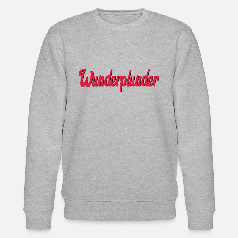 Wunderplunder - Lustig - Stanley/Stella Unisex Bio-Sweatshirt CHANGER  - Grau meliert