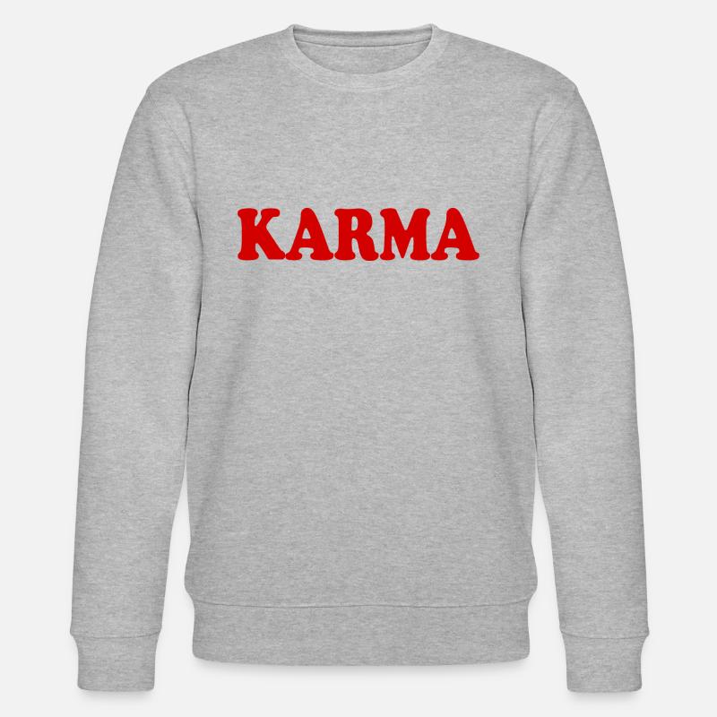 Karma - Stanley/Stella Unisex Bio-Sweatshirt CHANGER  - Grau meliert