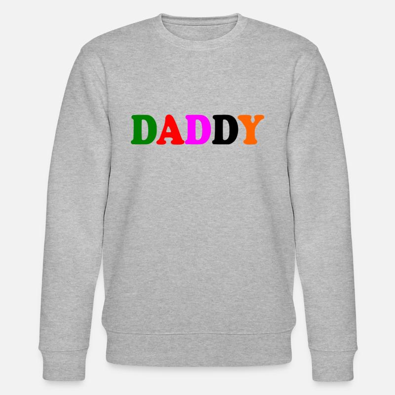 Daddy - Stanley/Stella Unisex Bio-Sweatshirt CHANGER  - Grau meliert