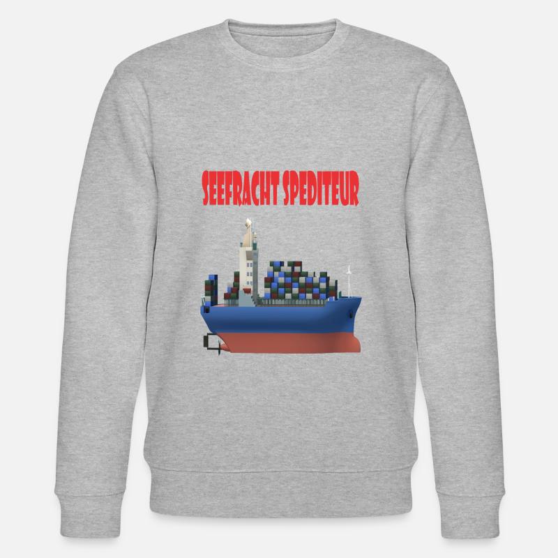 Spediteur - Stanley/Stella Unisex Bio-Sweatshirt CHANGER  - Grau meliert