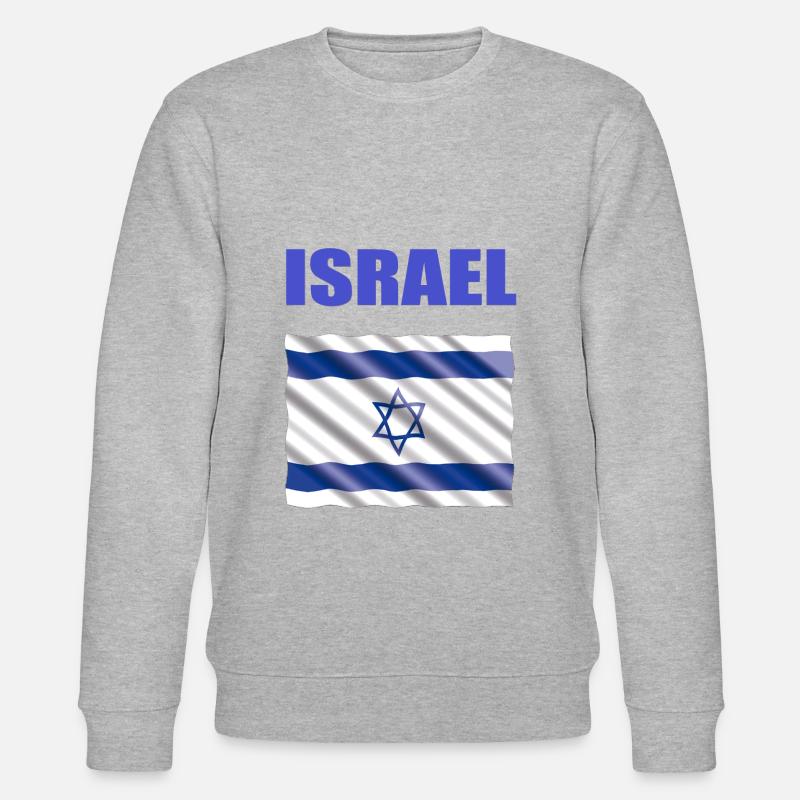 Israel - Stanley/Stella Unisex Bio-Sweatshirt CHANGER  - Grau meliert