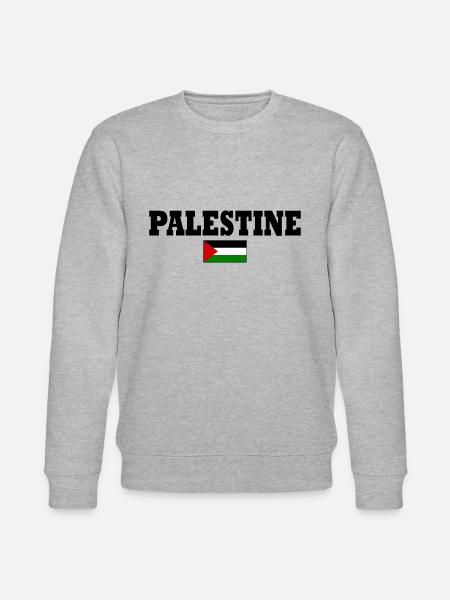 Palestine - Sweat bio CHANGER Stanley/Stella Unisexe - gris chiné