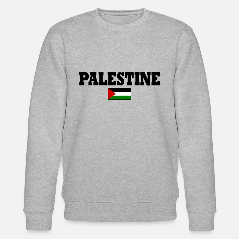 Palästina - Stanley/Stella Unisex Bio-Sweatshirt CHANGER  - Grau meliert