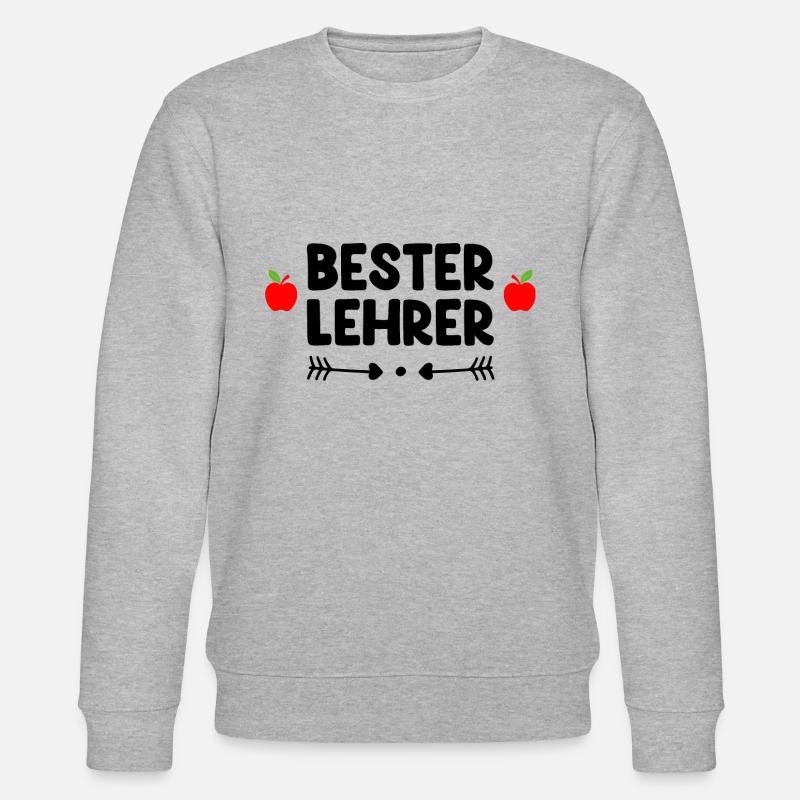 Bester Lehrer - Stanley/Stella Unisex Bio-Sweatshirt CHANGER  - Grau meliert