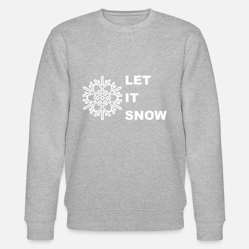 LetItSnow - Stanley/Stella Unisex Bio-Sweatshirt CHANGER  - Grau meliert