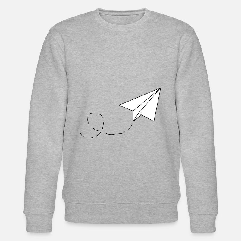 PAPIERFLIEGER - Stanley/Stella Unisex Bio-Sweatshirt CHANGER  - Grau meliert