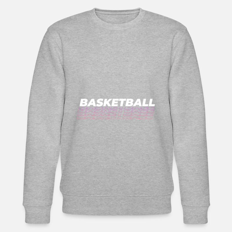 Police de basket- élégante - Sweat bio CHANGER Stanley/Stella Unisexe - gris chiné