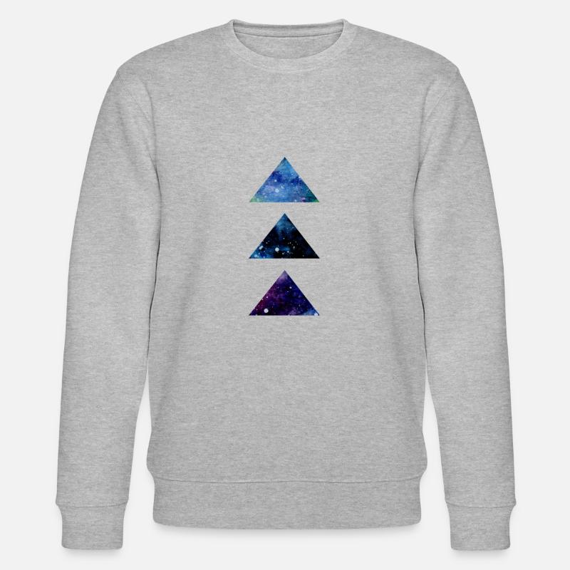 SPACE TRIANGLE - Sweat bio CHANGER Stanley/Stella Unisexe - gris chiné