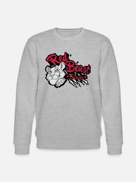 Red Beast Garage - Sweat bio CHANGER Stanley/Stella Unisexe - gris chiné