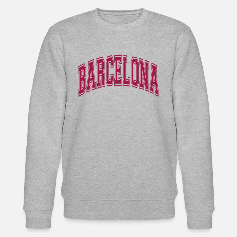 Barcelone - Sweat bio CHANGER Stanley/Stella Unisexe - gris chiné