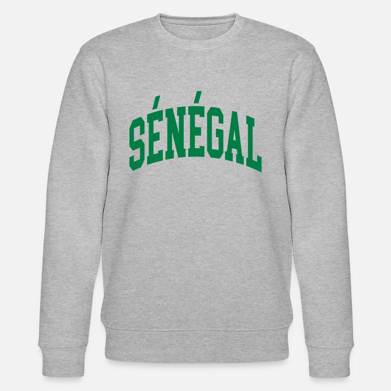 Senegal - Stanley/Stella Unisex Bio-Sweatshirt CHANGER  - Grau meliert