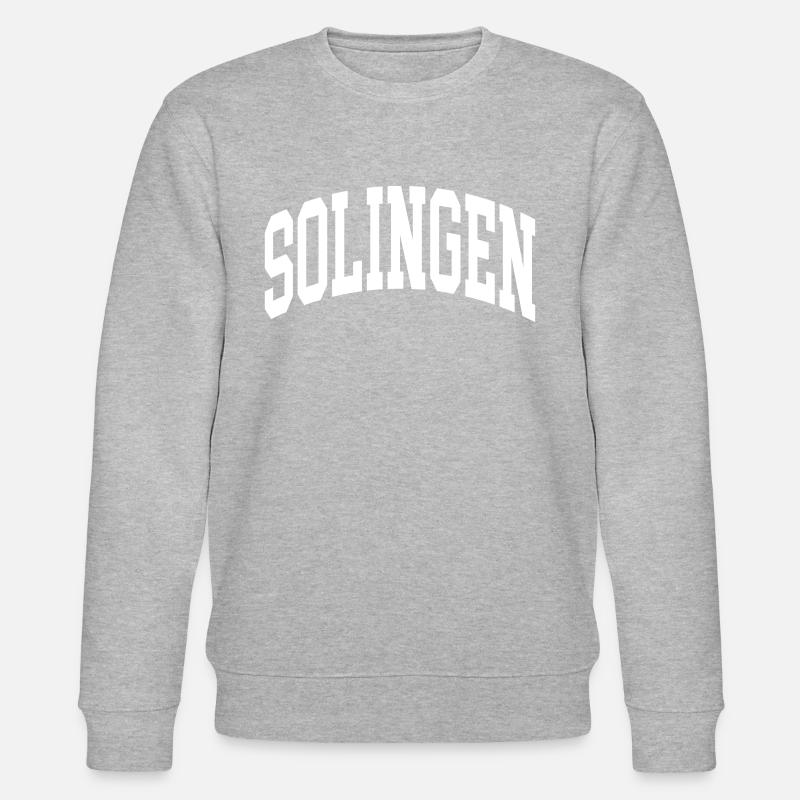 Solingen - Sweat bio CHANGER Stanley/Stella Unisexe - gris chiné