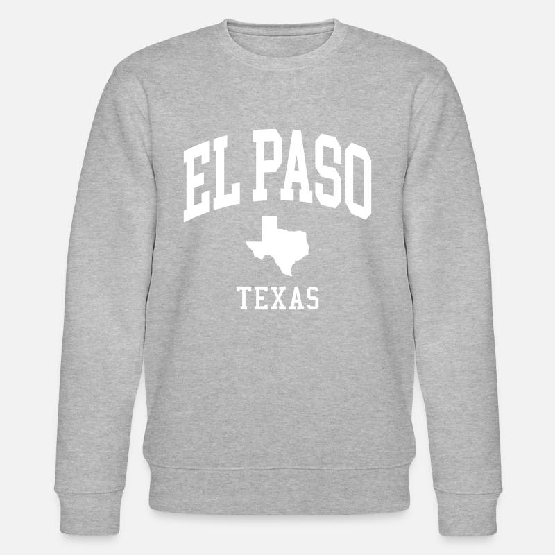 El Paso - Stanley/Stella Unisex Bio-Sweatshirt CHANGER  - Grau meliert