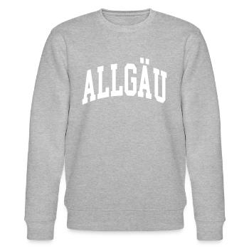 Allgäu - Stanley/Stella Unisex Bio-Sweatshirt CHANGER  - Grau meliert - Vorne - Nik (191cm) & Marisol (170cm)