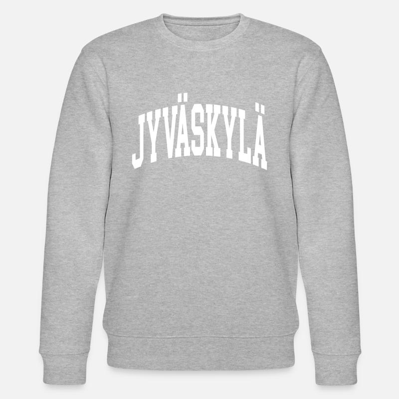 Jyväskylä - Sweat bio CHANGER Stanley/Stella Unisexe - gris chiné