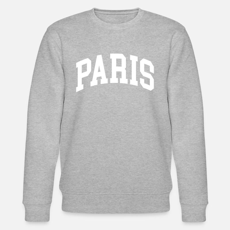 Paris - Stanley/Stella Unisex Bio-Sweatshirt CHANGER  - Grau meliert