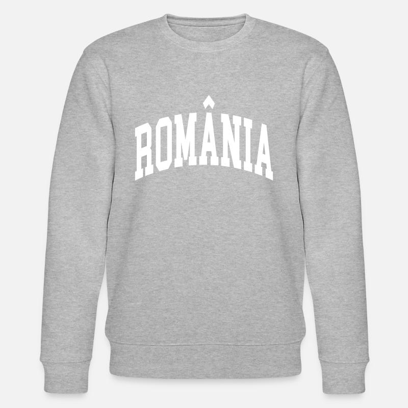 Rumänien - Stanley/Stella Unisex Bio-Sweatshirt CHANGER  - Grau meliert