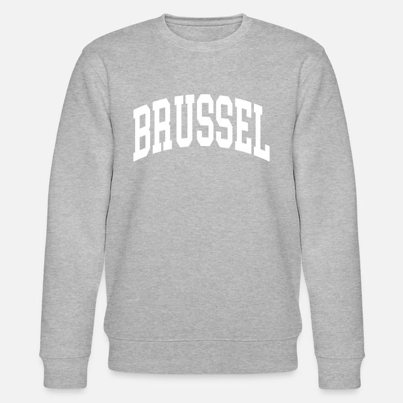 Brüssel - Stanley/Stella Unisex Bio-Sweatshirt CHANGER  - Grau meliert