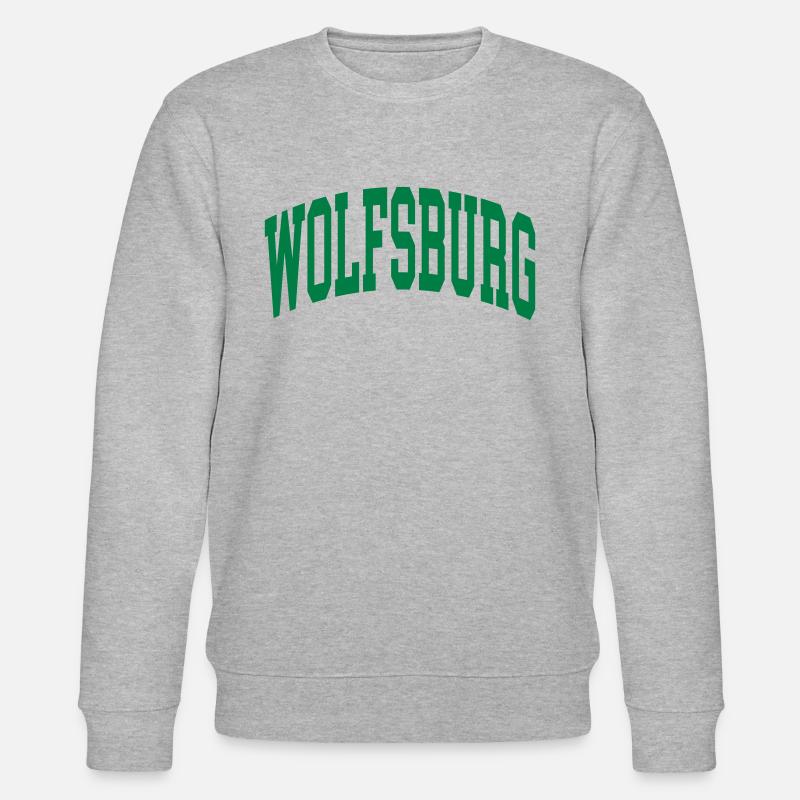 Wolfsburg - Stanley/Stella Unisex Bio-Sweatshirt CHANGER  - Grau meliert