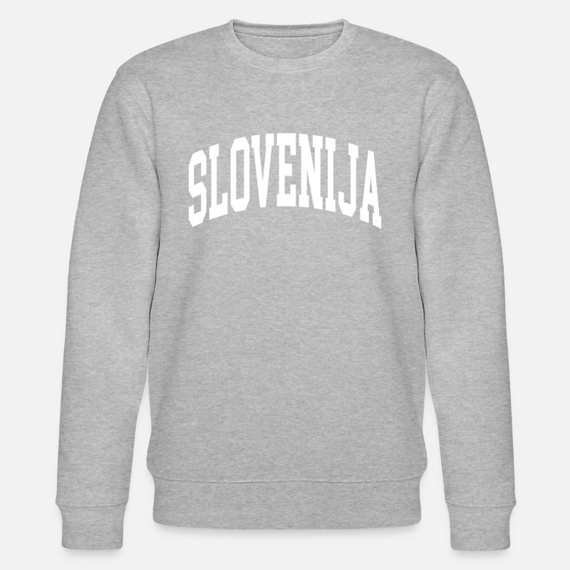 Slovénie - Sweat bio CHANGER Stanley/Stella Unisexe - gris chiné