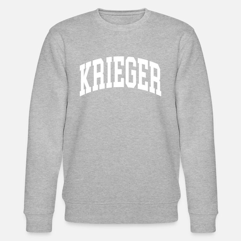 Krieger - Stanley/Stella Unisex Bio-Sweatshirt CHANGER  - Grau meliert