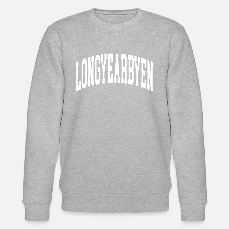 Longyearbyen - Stanley/Stella Unisex Bio-Sweatshirt CHANGER  - Grau meliert