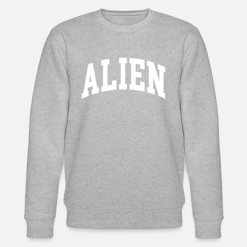 Alien - Stanley/Stella Unisex Bio-Sweatshirt CHANGER  - Grau meliert