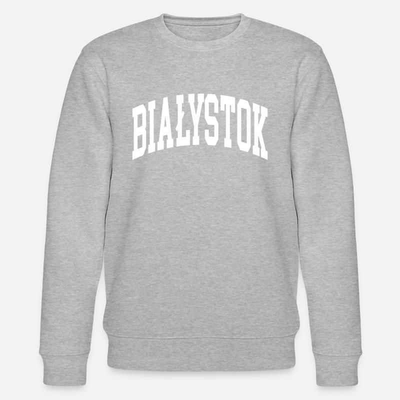 Białystok - Stanley/Stella Unisex Bio-Sweatshirt CHANGER - Grau meliert
