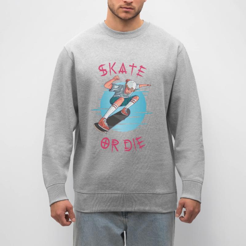 Skate oder stirb Skateboarder Junge Stanley/Stella Unisex Bio-Sweatshirt CHANGER 