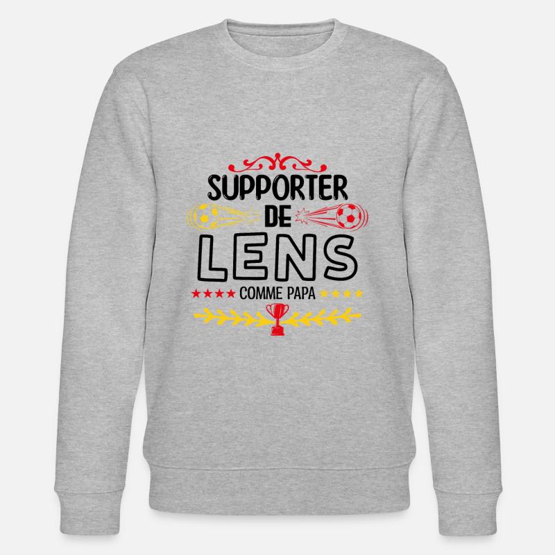 Je Suis Un Supporter De Lens Parfait - Sweat bio CHANGER Stanley/Stella Unisexe - gris chiné
