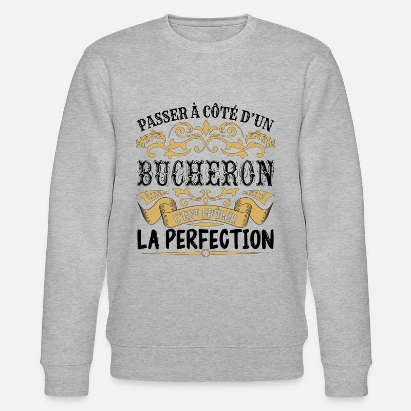 Bucheron | le Meilleur cadeau Bucheron - Sweat bio CHANGER Stanley/Stella Unisexe - gris chiné