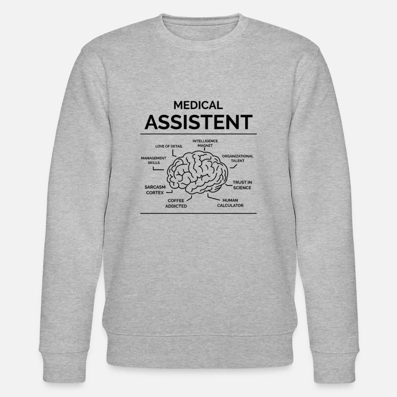 Medizinischer Assistent - Stanley/Stella Unisex Bio-Sweatshirt CHANGER  - Grau meliert