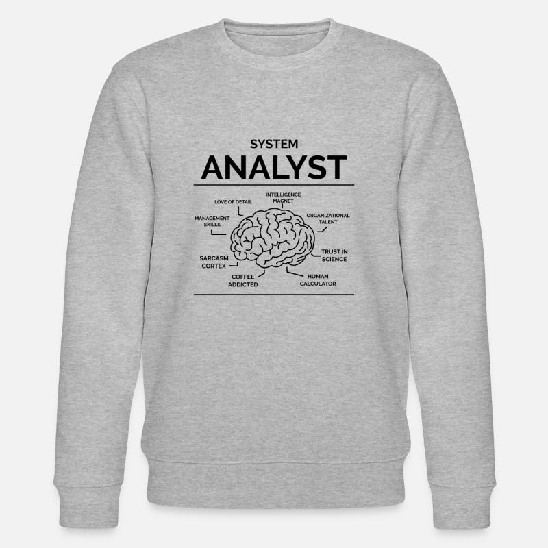 Systems analyst - Stanley/Stella CHANGER Unisex Organic Sweatshirt - heather grey