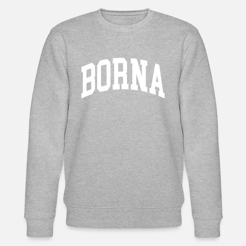 Borna - Stanley/Stella Unisex Bio-Sweatshirt CHANGER - Grau meliert